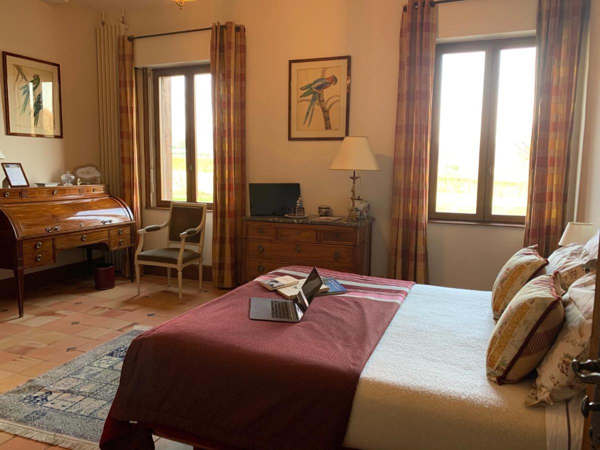 Le Pommier Doux, Maison D'Hote Du Domaine Du Chateau D'Argeronne La Haye-Malherbe Kamer foto